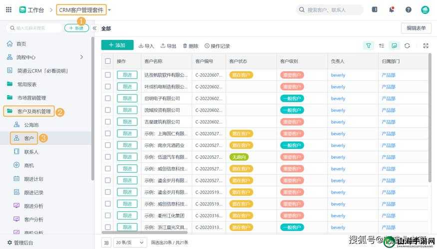 免费 CRM 系统大全推荐之优质系统