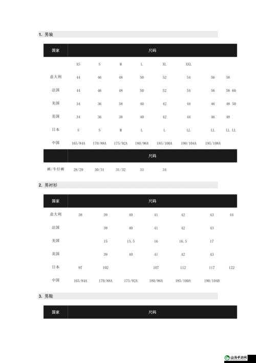 国产尺码与欧洲尺码的适用场景：对比与选择